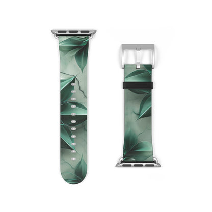 Emerald Bloom Apple Watch Band Strap - Ethereal design