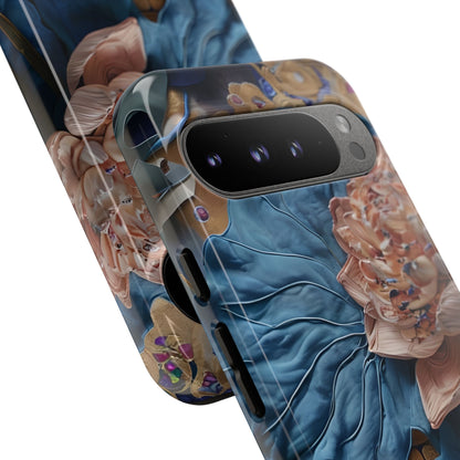 Peony Midnight Tapestry Google Pixel Tough Case