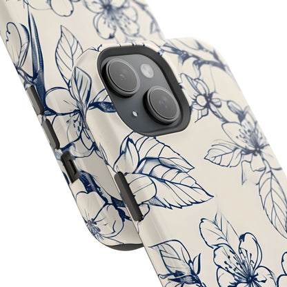 Blossom Sketch iPhone MagSafe Case
