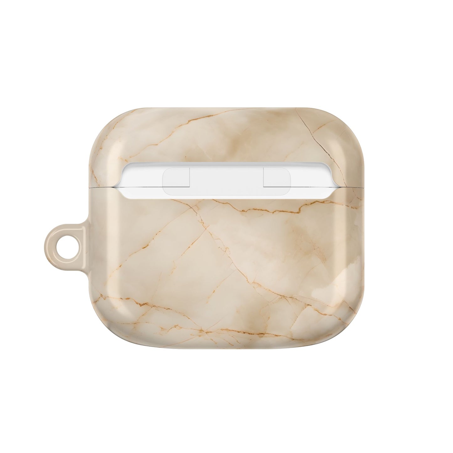 Parchment Mist AirPod Case - Beige Marble Earbud Cover for Gen 1, 2, 3, Pro Gen 1 & 2