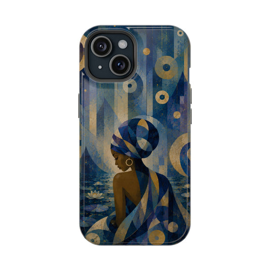 Sapphire Muse iPhone MagSafe Tough Phone Case