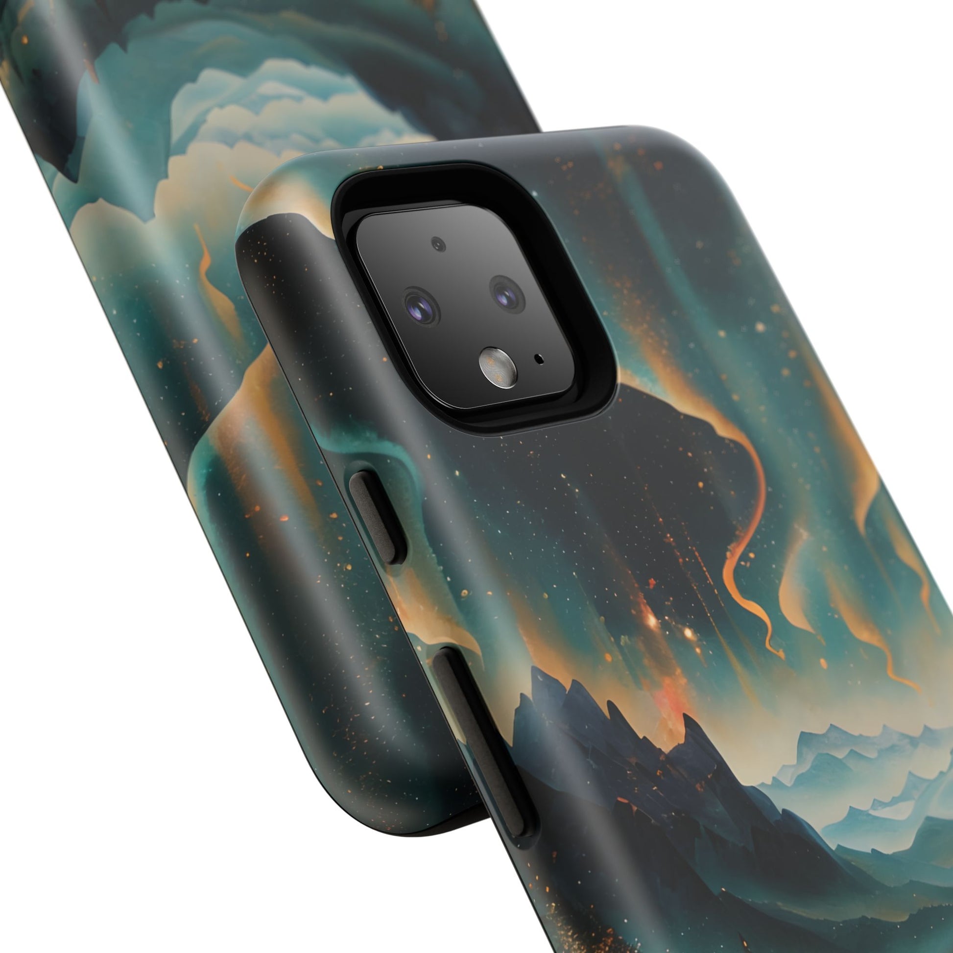 Aurora Dreamscape Tough Case for Google Pixel 4 - Northern Lights Artistic Shockproof Cover, Elegant Protective Phone Case