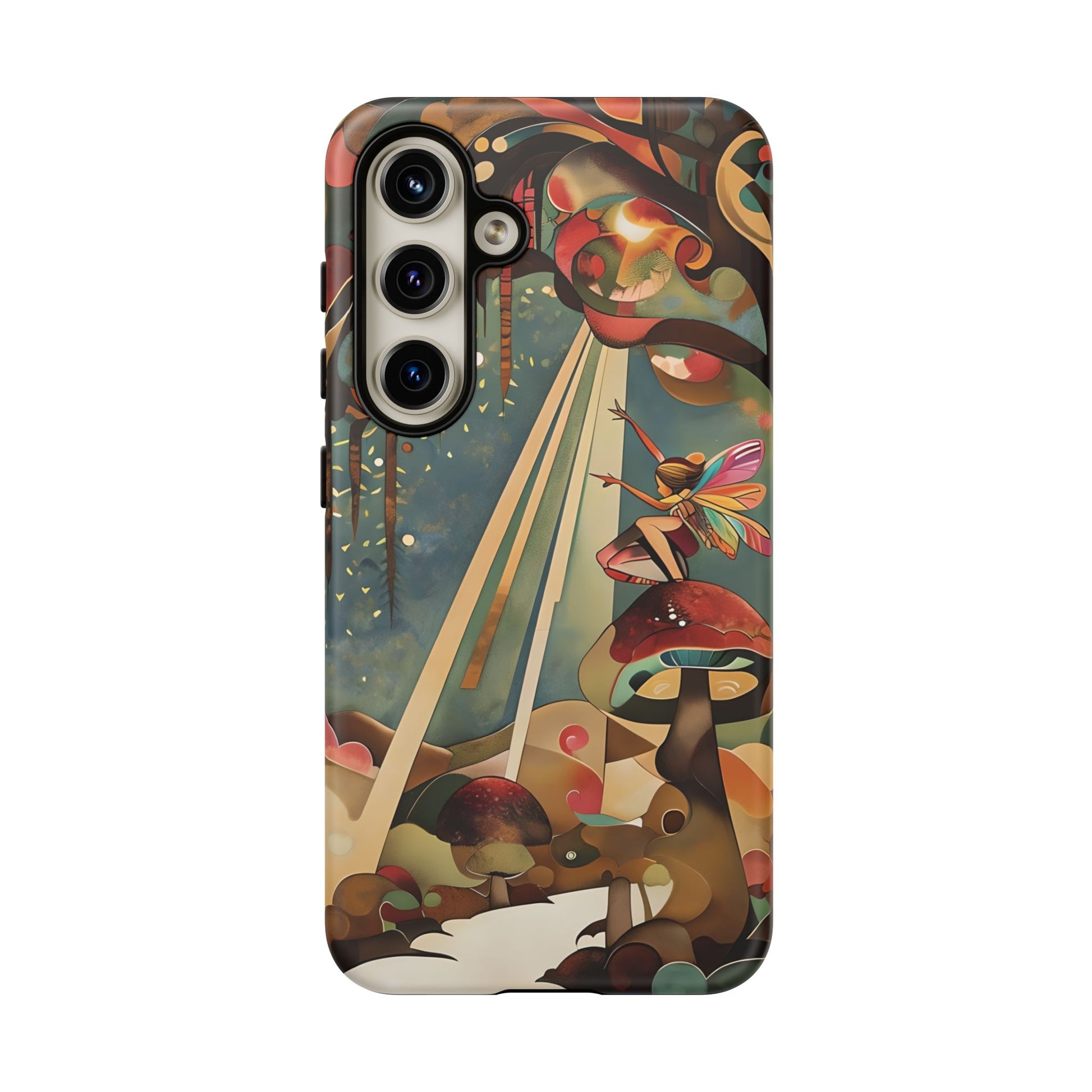 Enchanted Orchard Samsung Galaxy S24 Tough Case - Artistic Fairy Tale Phone Cover - Elegant Protective Fantasy Art Accessory