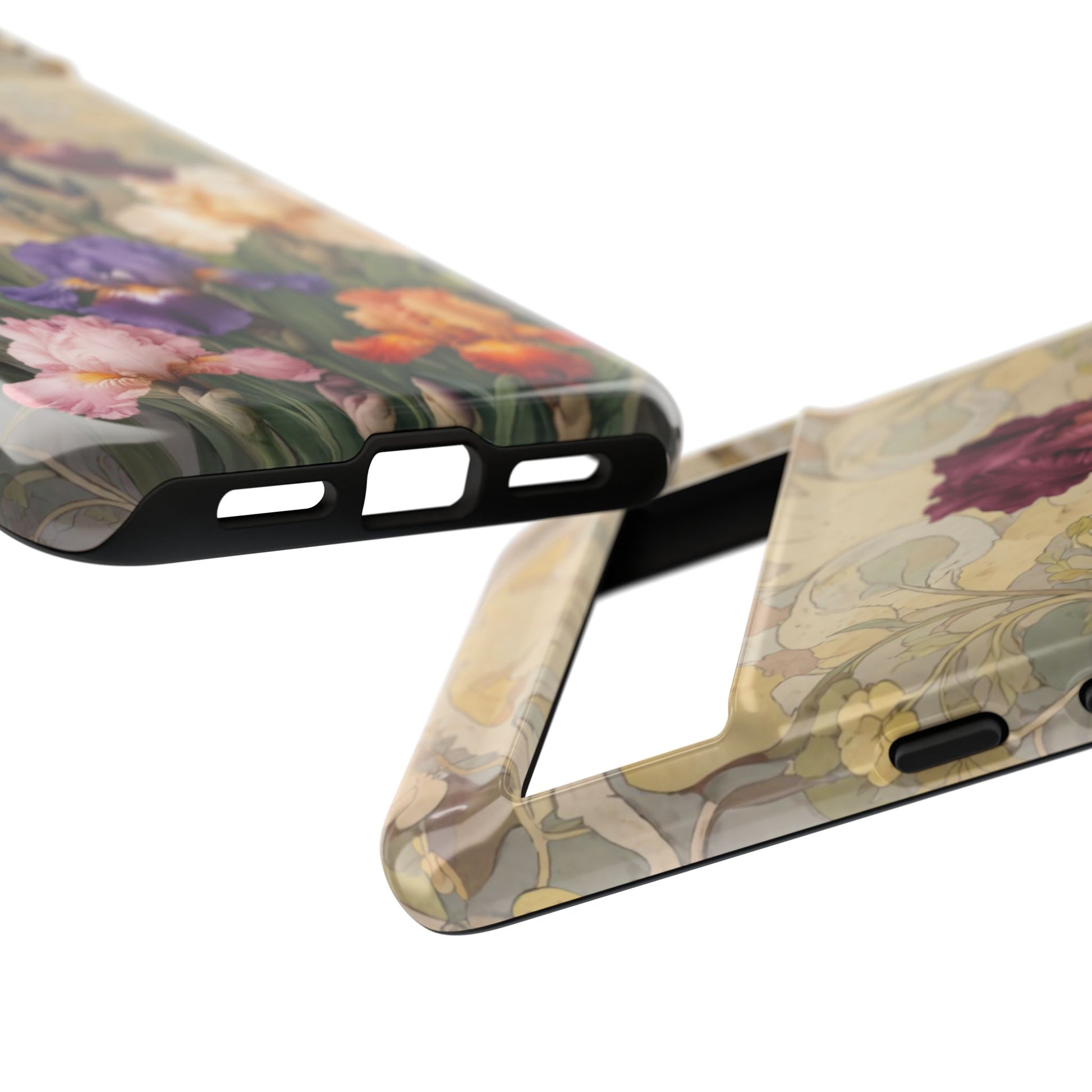 Iris Reverie iris flower floral design Google Pixel case camera bar detail
