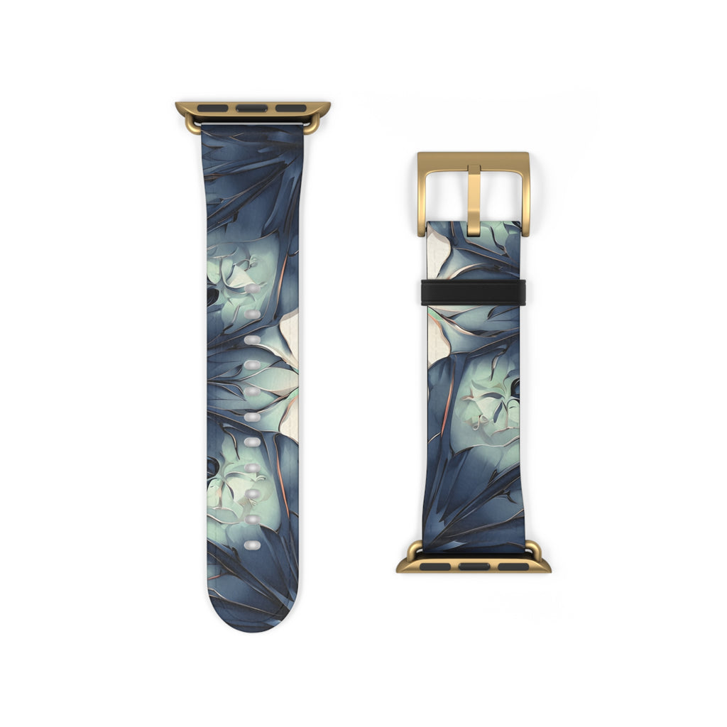 Indigo Mosaic Apple Watch Band Strap - Timeless Design for your Timepiece