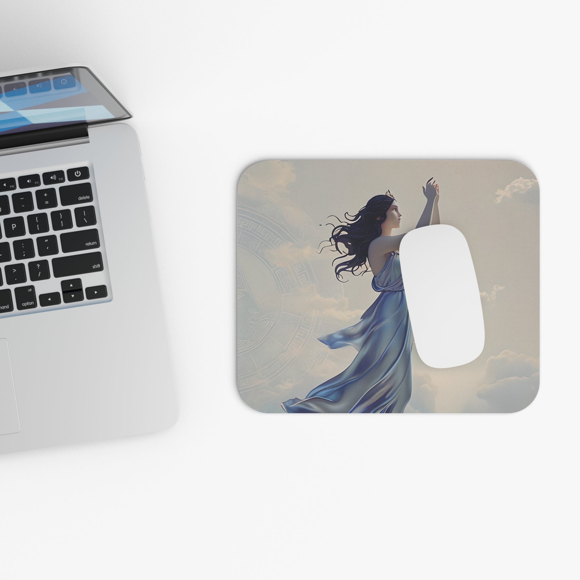 Moonlit Ascend Mouse Pad - Premium 9x8 " Non-Slip Desk Mat for Work, Gaming & Office Decor