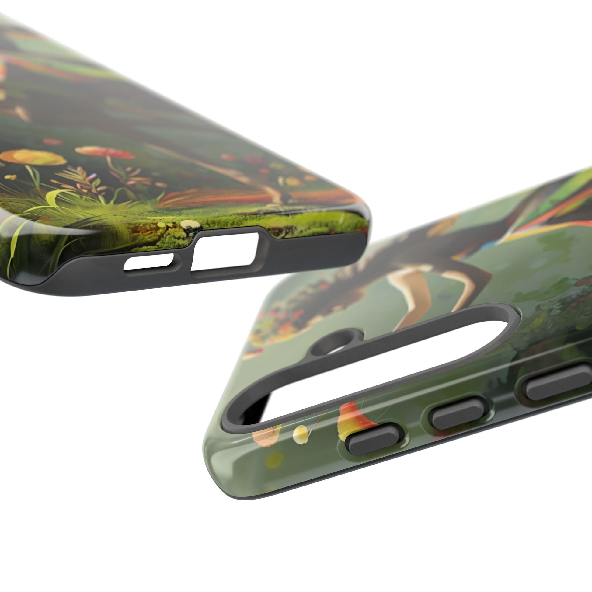 Dancing Wildflower Muse Samsung Galaxy S25 Plus Tough Case - Artistic Floral Fantasy Cover - Whimsical Nature-Inspired Protective Accessory