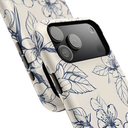 Blossom Sketch iPhone MagSafe Case