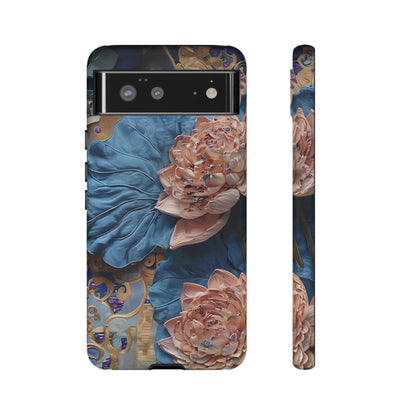 Peony Midnight Tapestry Google Pixel Tough Case