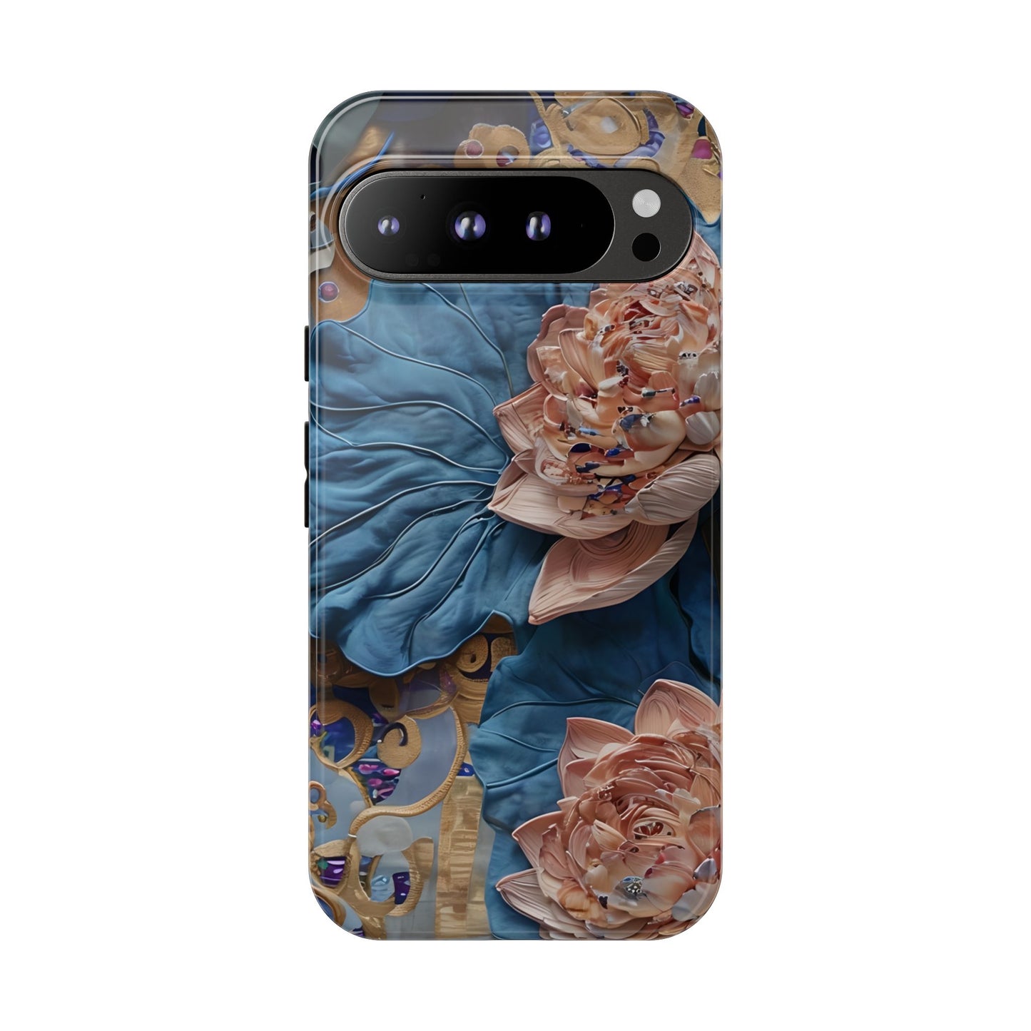 Peony Midnight Tapestry Google Pixel Tough Case