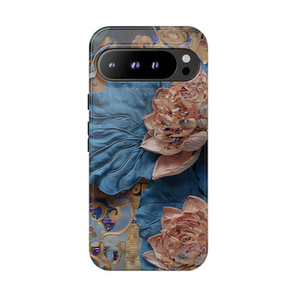 Peony Midnight Tapestry Google Pixel Tough Case