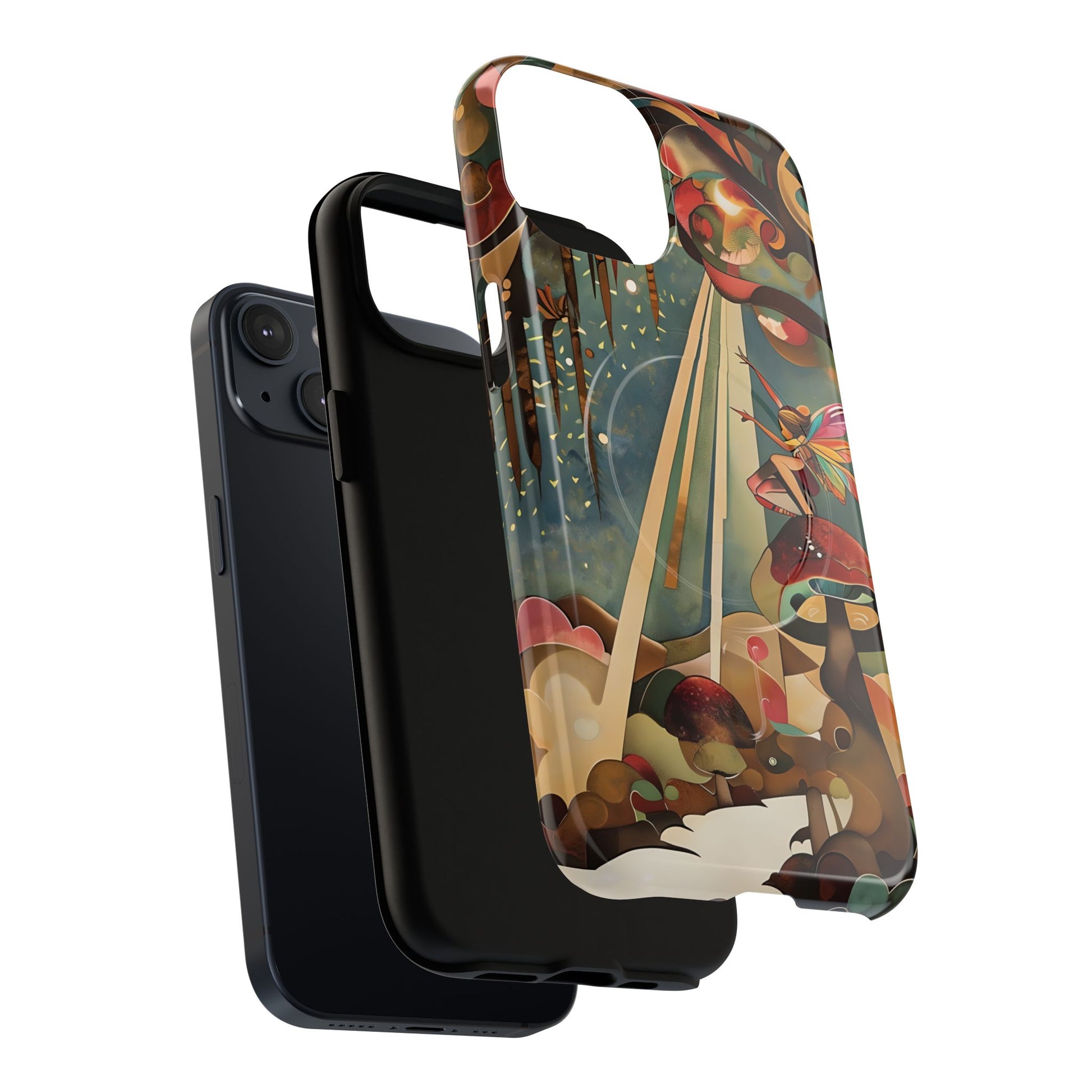 Enchanted Orchard iPhone 14 - Artistic Fairy Tale cover - MagSafe Compatible - Premium Drop Protection