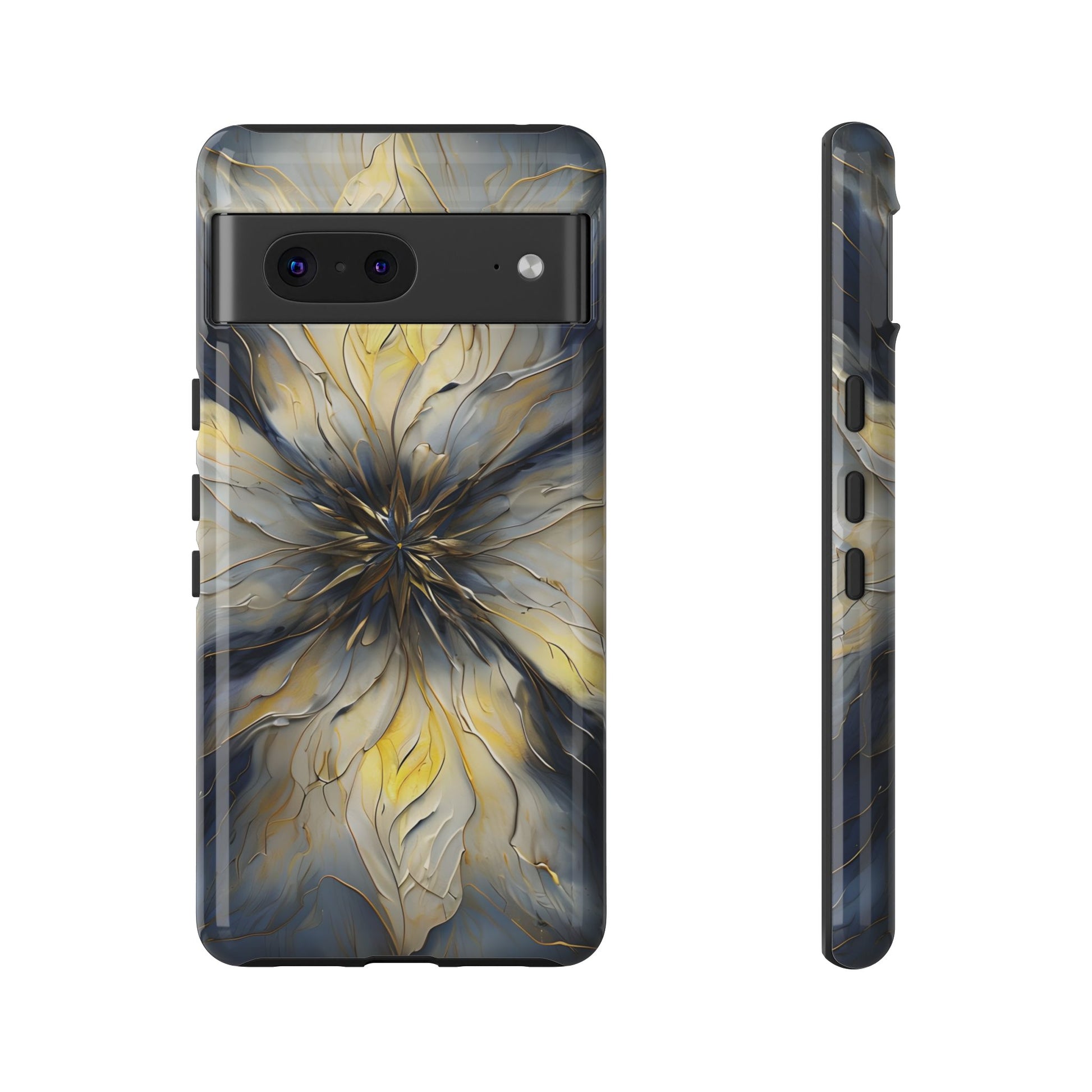 Luminous Petal Tough Case for Google Pixel 7 - Premium Artistic Shockproof Cover, Elegant Protective Phone Case