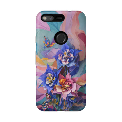 Blue Columbine Carnivale Google Pixel Tough Case