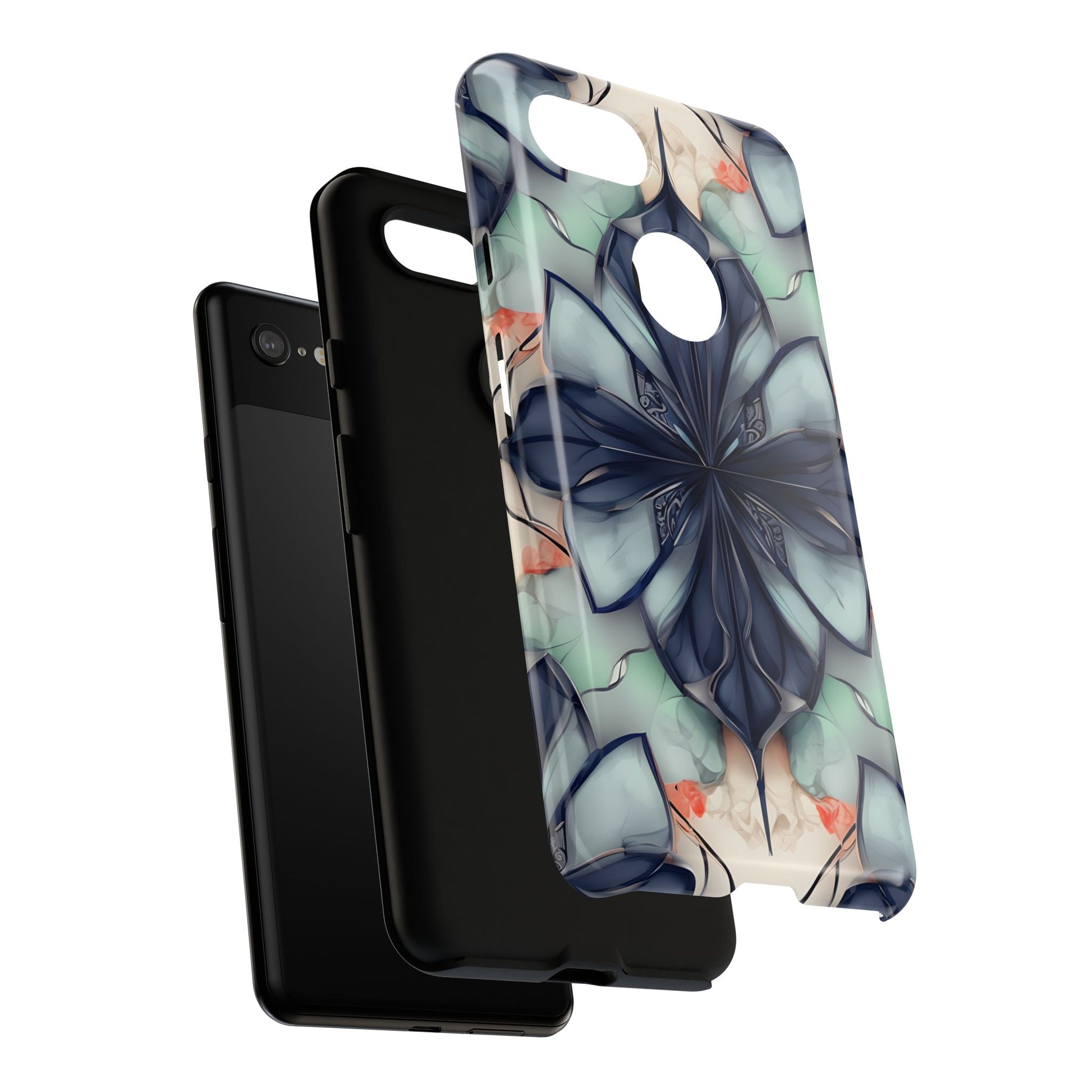 Midnight Mosaic Tough Case for Google Pixel 3 XL - Premium Artistic Shockproof Cover, Elegant Protective Phone Case