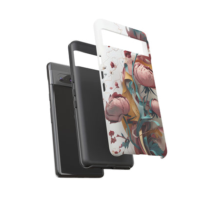 Blushing Peony Veil Google Pixel Tough Case