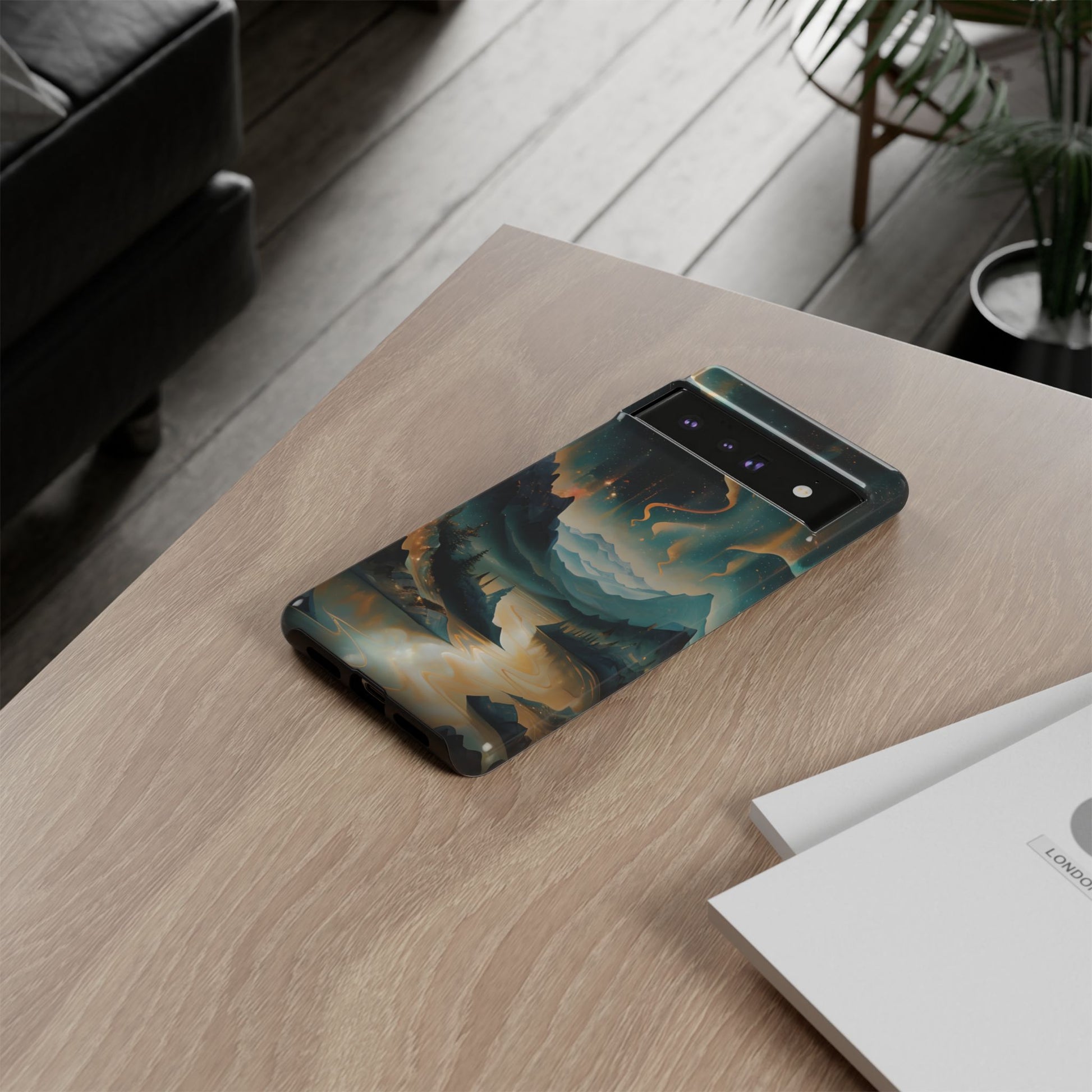 Aurora Dreamscape Tough Case for Google Pixel 6 Pro - Northern Lights Artistic Shockproof Cover, Elegant Protective Phone Case