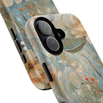 Waterlily Dreamscape - Artistic Floral iPhone MagSafe Phone Case -Waterlily & Lotus Design