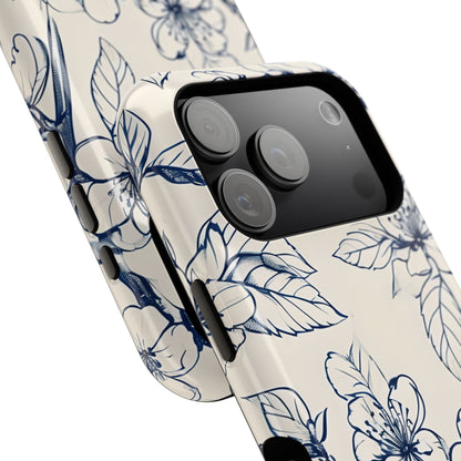 Blossom Sketch iPhone MagSafe Case