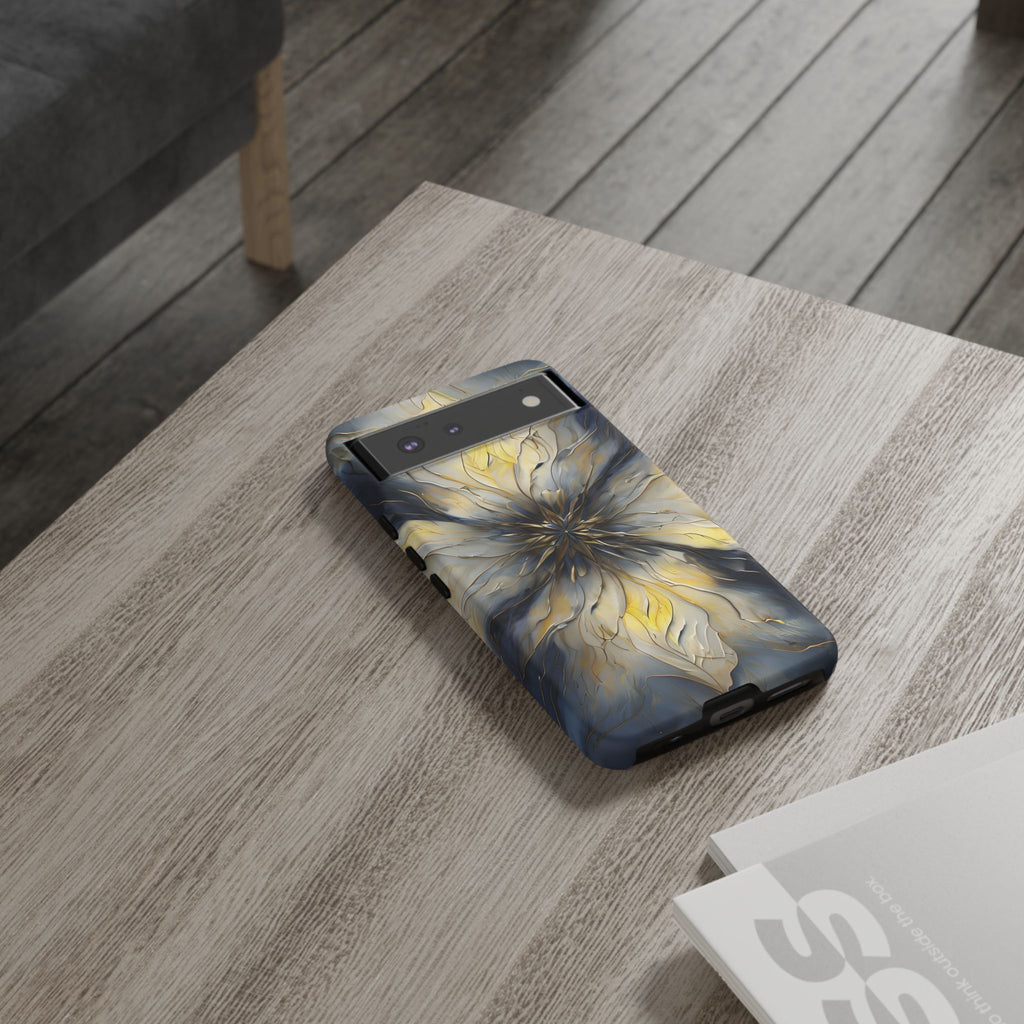 Luminous Petal Tough Case for Google Pixel 6 - Premium Artistic Shockproof Cover, Elegant Protective Phone Case