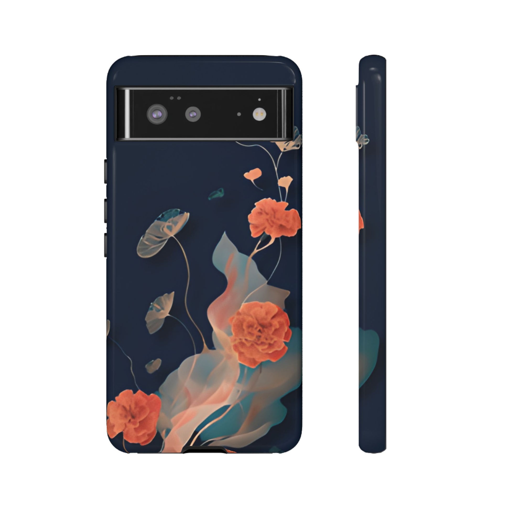 Lotus Reverie - Elegant Artistic Floral Google Pixel 6 Tough Phone Case - Painterly Lotus Blossom Design