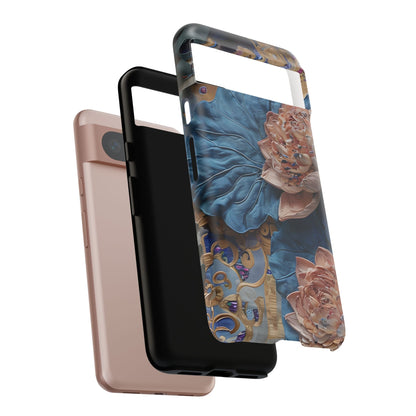 Peony Midnight Tapestry Google Pixel Tough Case