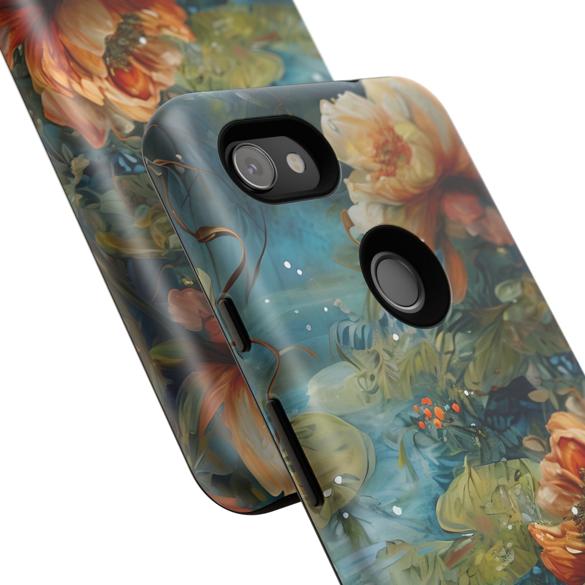 Waterlily Nocturne Tough Case for Google Pixel 3a XL - Premium Artistic Shockproof Cover, Elegant Protective Phone Case
