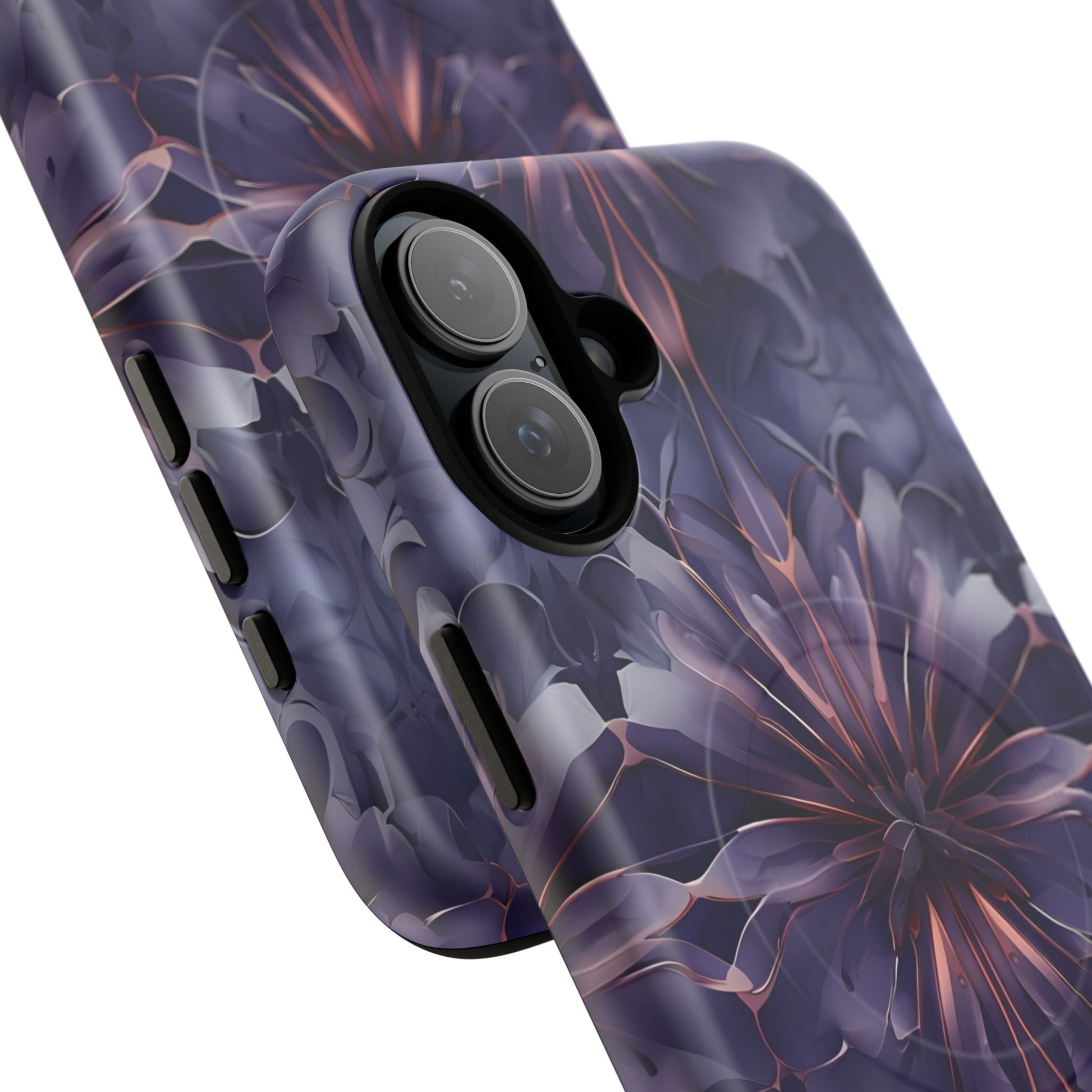 Twilight Tapestry - iPhone 16 Plus MagSafe Phone Case - Purple Kaleidoscope Design