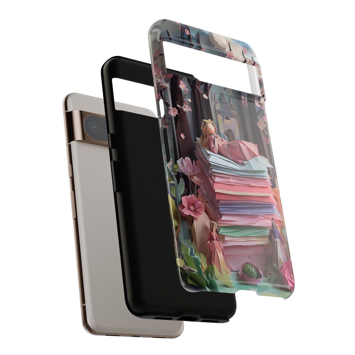A Good Night's Sleep - Google Pixel - Tough Phone Case -Whimsical Fantasy Floral Design