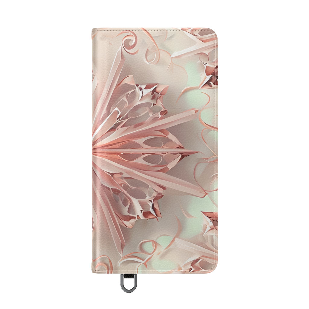 Blush Frost - Abstract Wallet Phone Case for Samsung Galaxy S25 Ultra