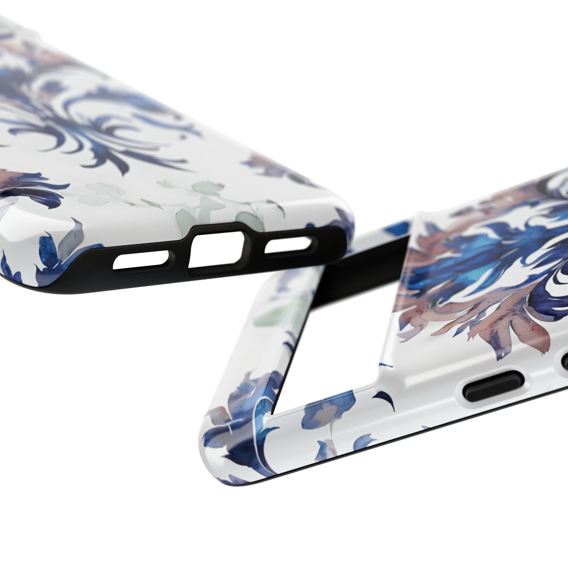 Delft Reverie - Elegant Blue & White Google Pixel 8 Pro Tough Phone Case - Dutch Delftware-Inspired Floral Design