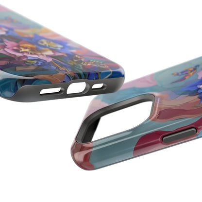 Blue Columbine Carnivale iPhone MagSafe Case