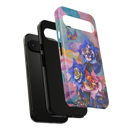 Blue Columbine Carnivale Google Pixel Tough Case