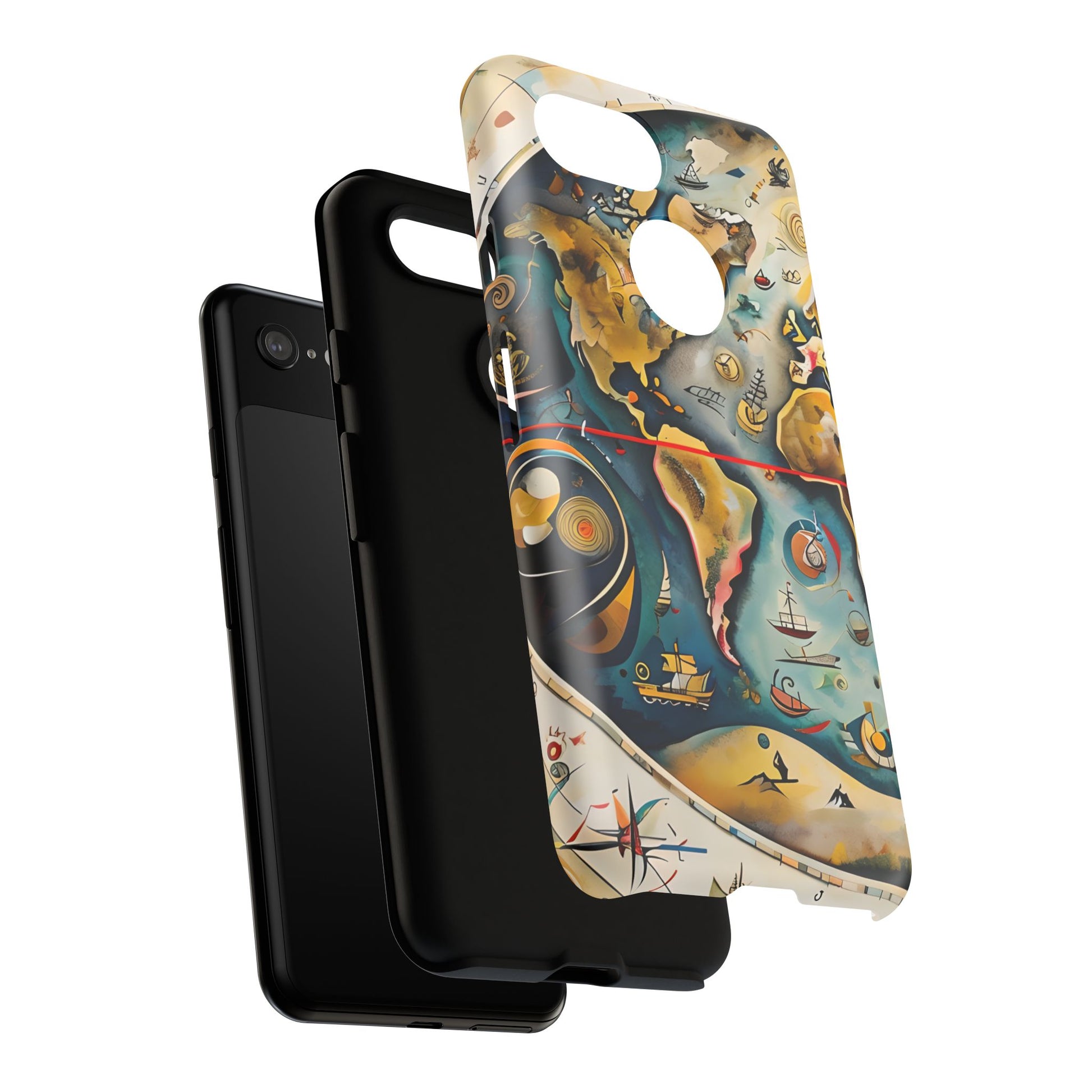 Celestial Map Google Pixel 3 Tough Case - Antique Star Chart Phone Cover