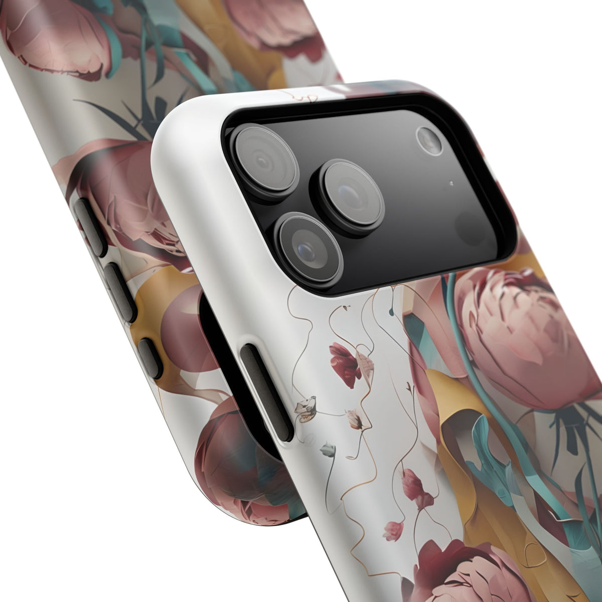 Blushing Peony Veil iPhone MagSafe Case