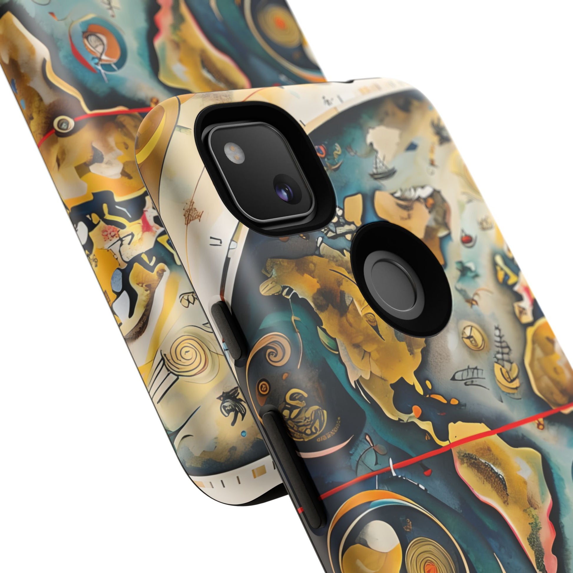 Celestial Map Google Pixel 4a Tough Case - Antique Star Chart Phone Cover