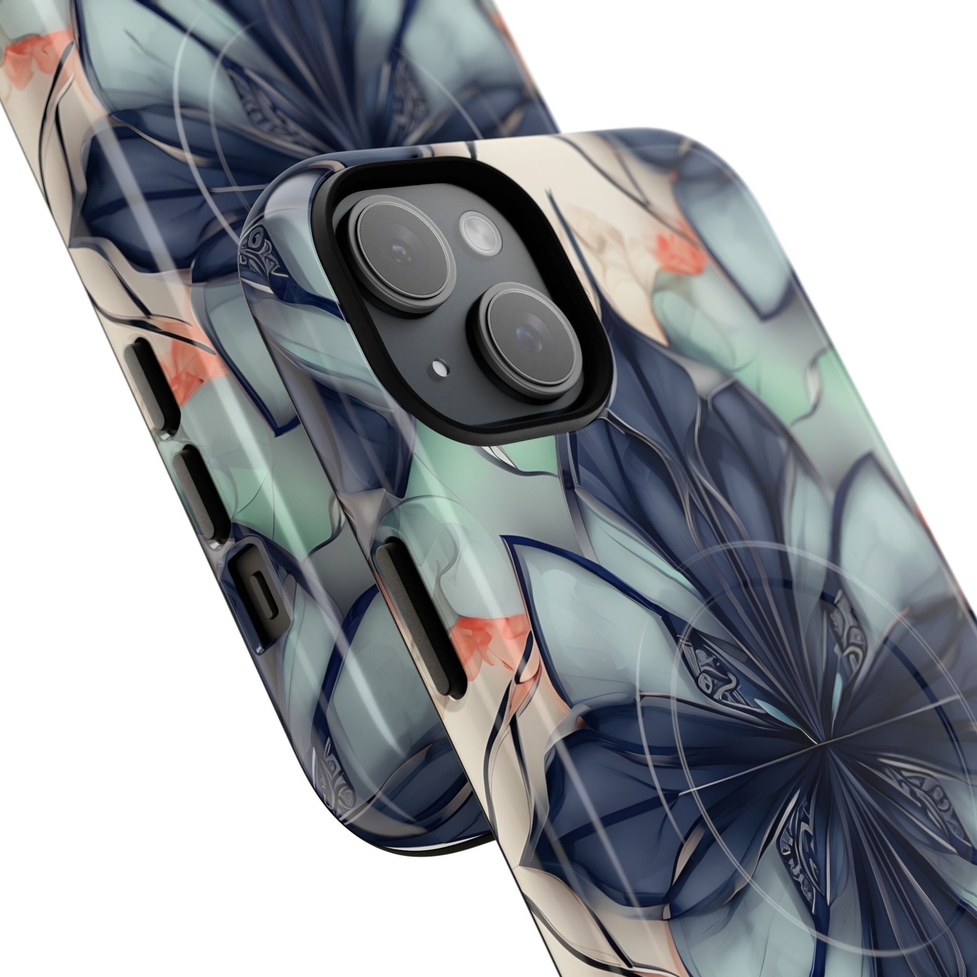 Midnight Mosaic MagSafe iPhone 15 Plus Case - Designer Shockproof Cover