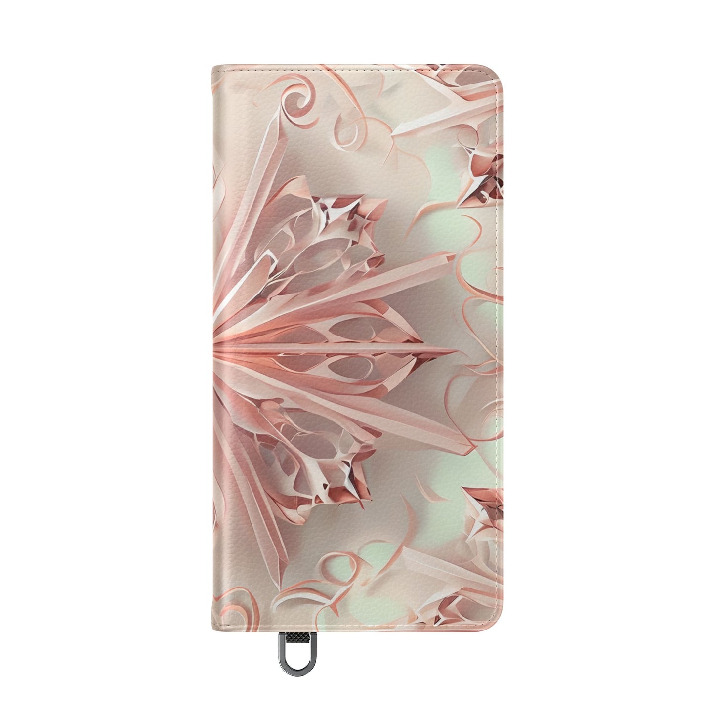 Blush Frost - Abstract Wallet Phone Case for Samsung Galaxy
