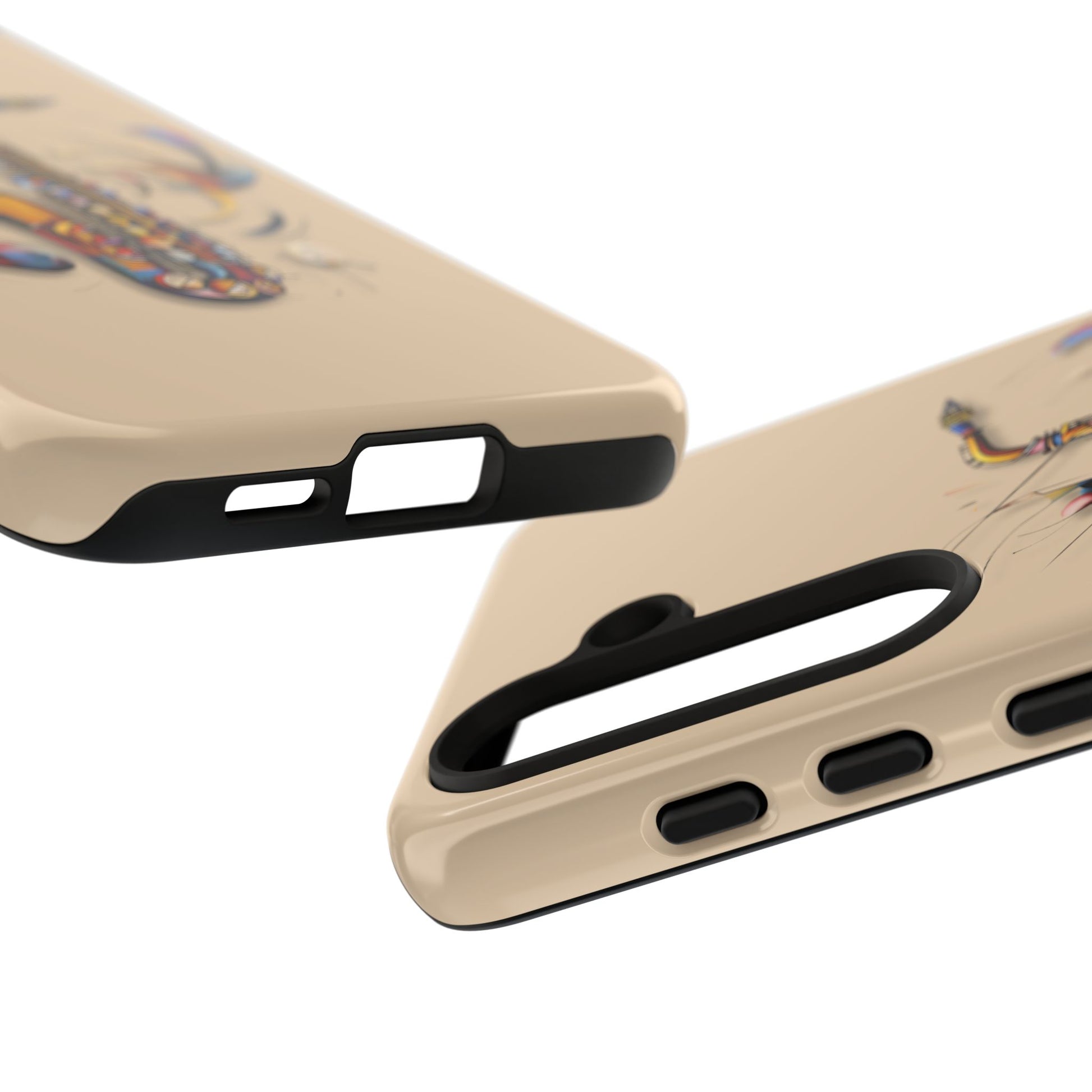 Brass Rhapsody Artistic Saxophone Music Tough Case for Samsung Galaxy S24 - Shockproof Phone Cover