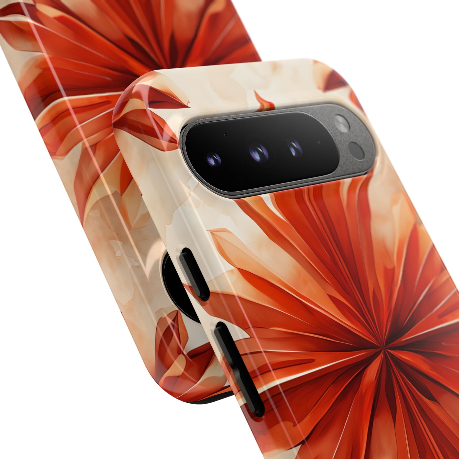 Sunset Fleur Google Pixel 9 Pro XL- Kaleidoscope Collection of MagSafe Compatible - Vibrant Sunset Flower Design