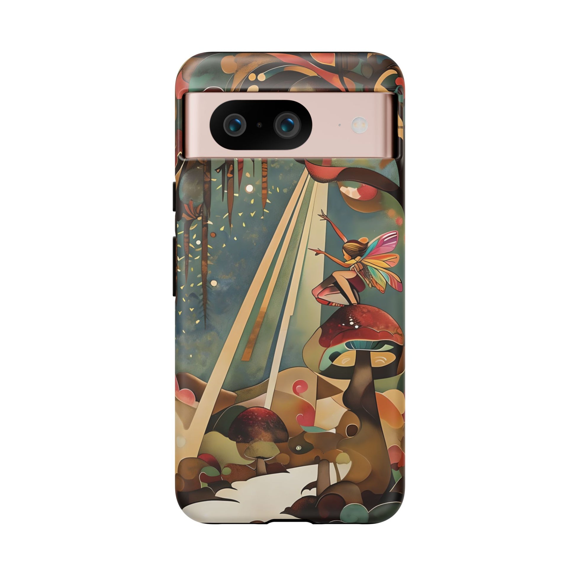 Enchanted Orchard Google Pixel 8 Tough Case - Artistic Fairy Tale Phone Cover - Elegant Protective Fantasy Art Accessory