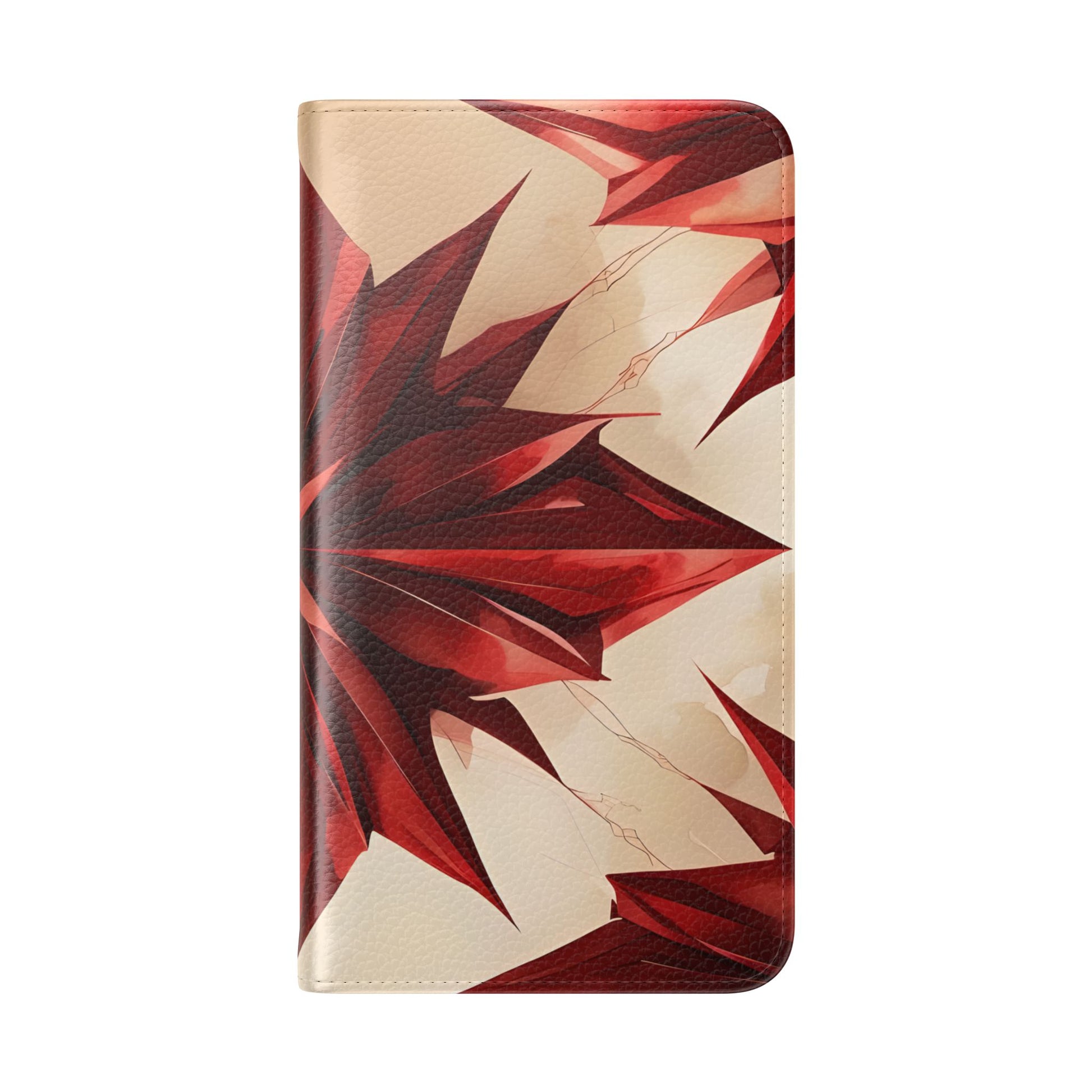 Ruby Compass Samsung Galaxy S23 Wallet Case - Bold Geometric Flip Cover with Card Slots