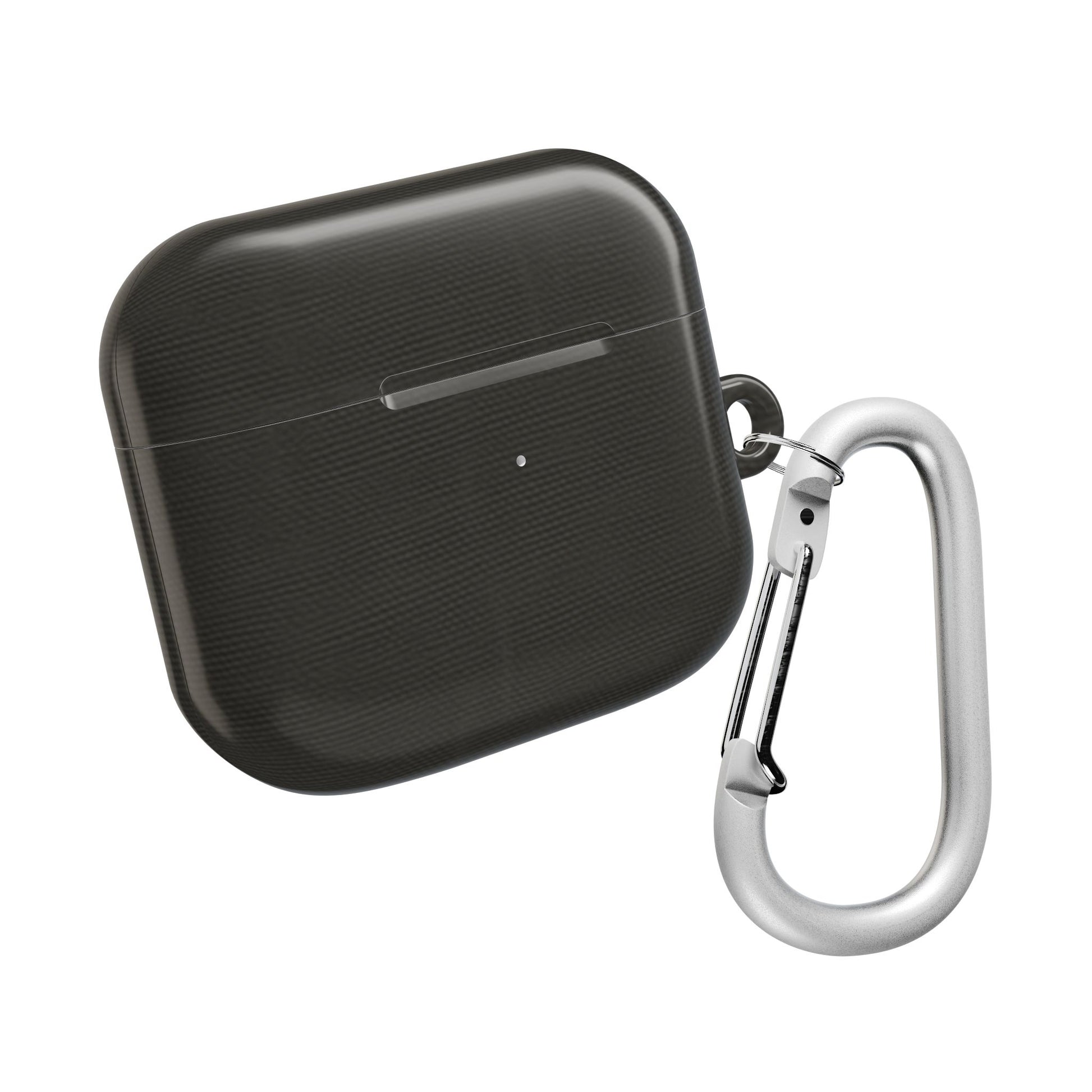 Charcoal Linen AirPods Case - Minimalist Charcoal Cover for Gen 1, 2, 3, Pro Gen 1 & 2