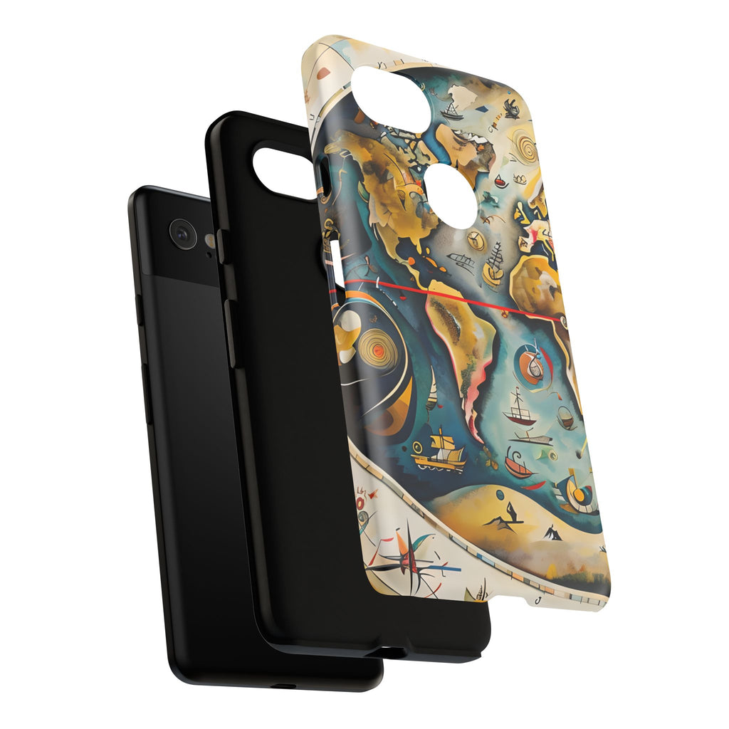 Celestial Map Google Pixel 2XL Tough Case - Antique Star Chart Phone Cover