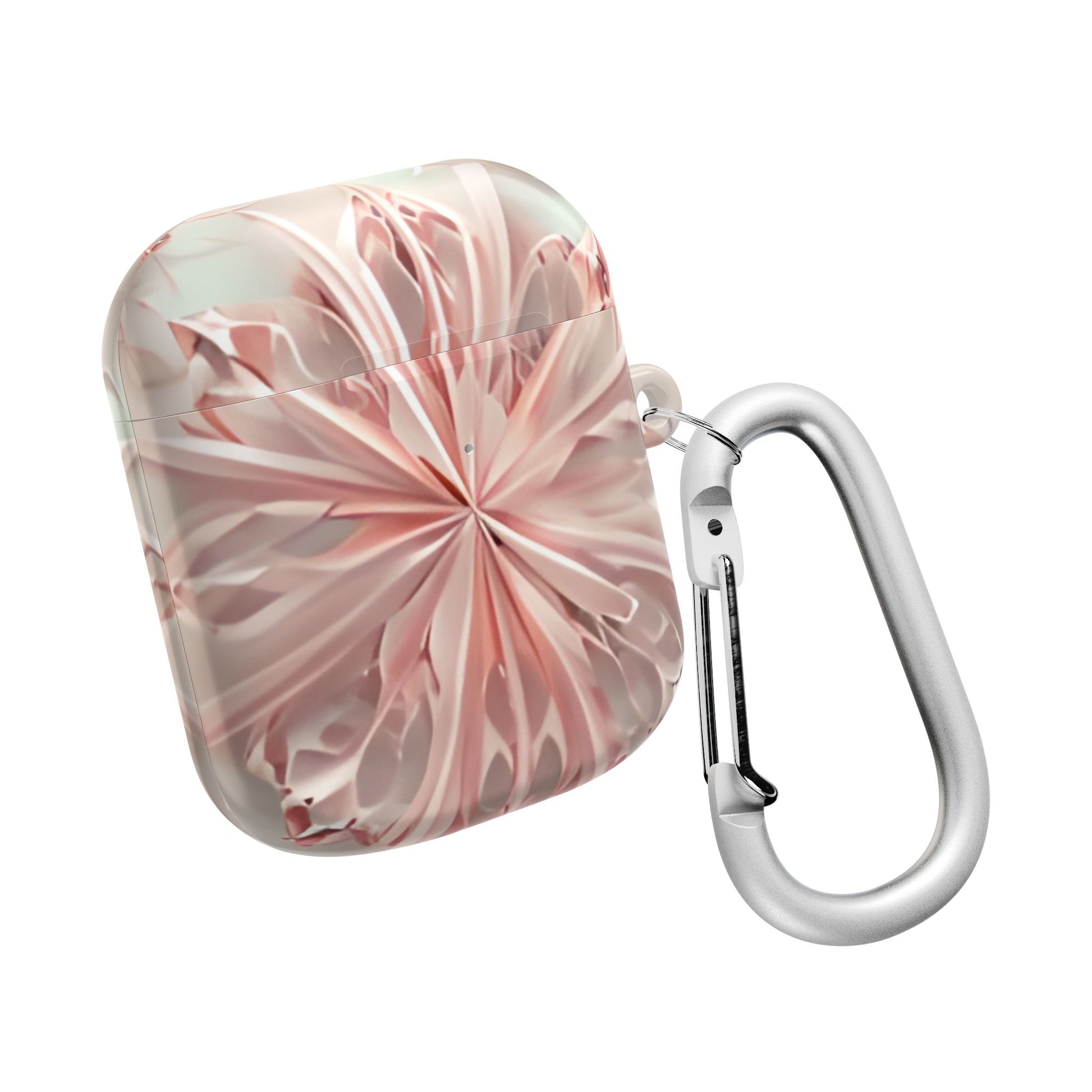 Blush Frost AirPod Case - Pink Snowflake Earbud Cover for Gen 1, 2, 3, Pro Gen 1 & 2