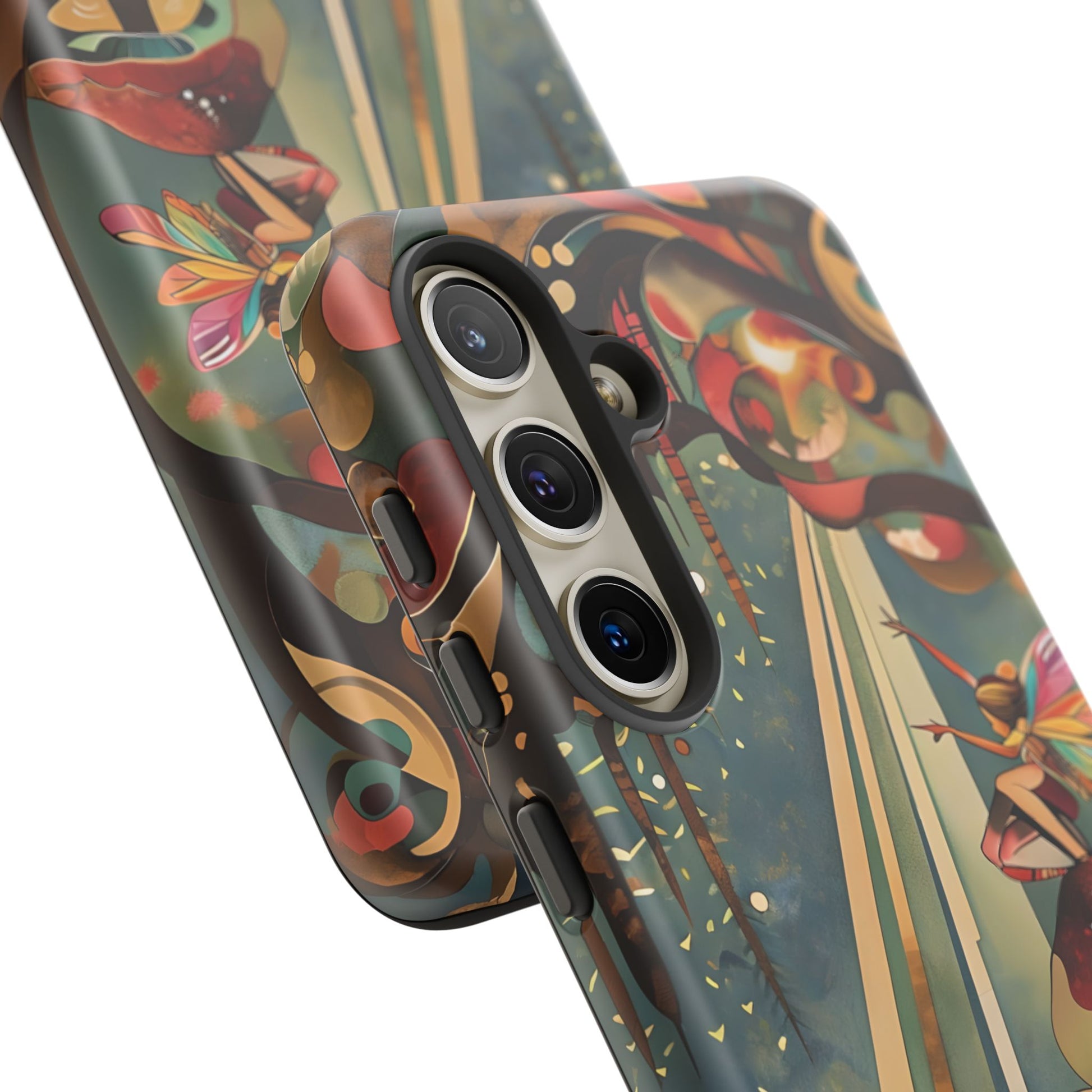 Enchanted Orchard Samsung Galaxy S24 Tough Case - Artistic Fairy Tale Phone Cover - Elegant Protective Fantasy Art Accessory