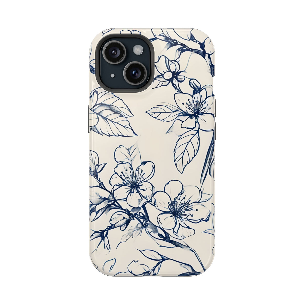 Blossom Sketch iPhone MagSafe Case