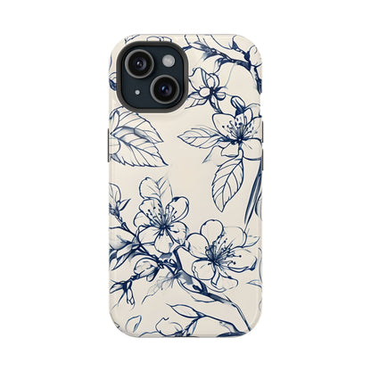 Blossom Sketch iPhone MagSafe Case
