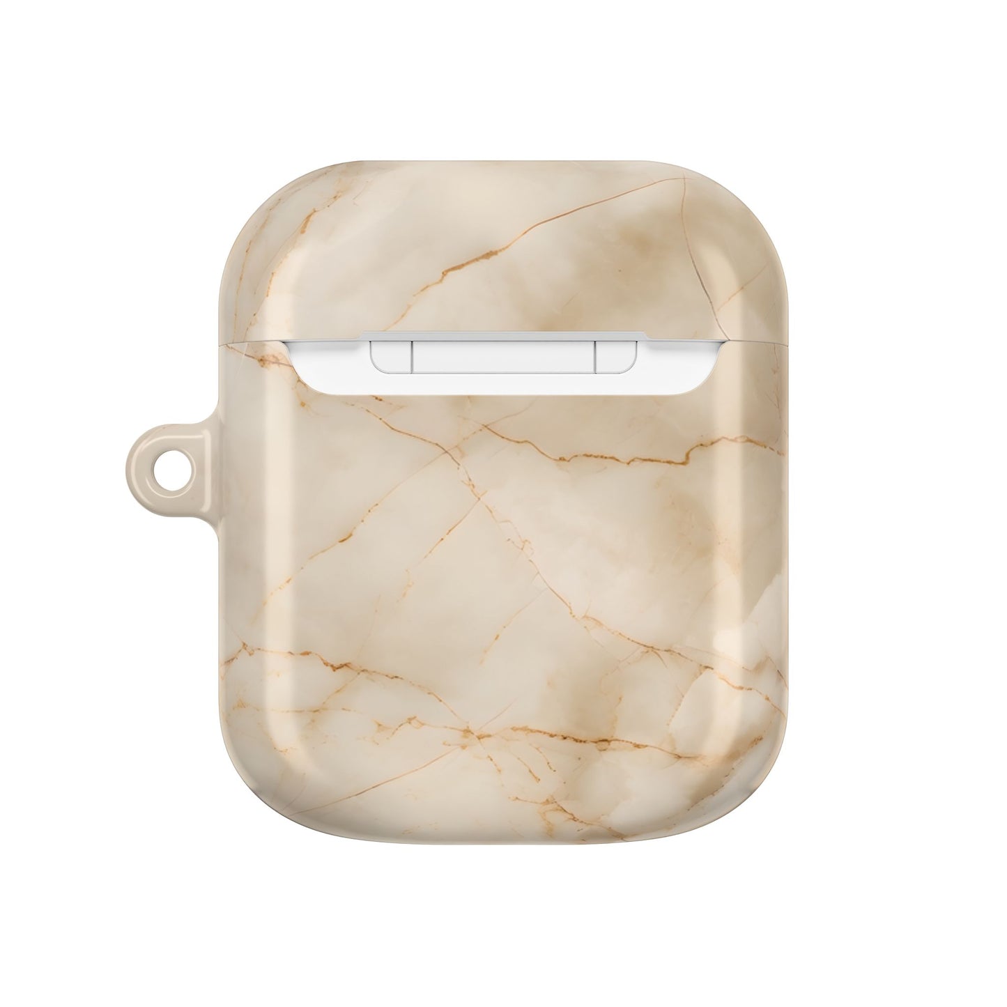 Parchment Mist AirPod Case - Beige Marble Earbud Cover for Gen 1, 2, 3, Pro Gen 1 & 2