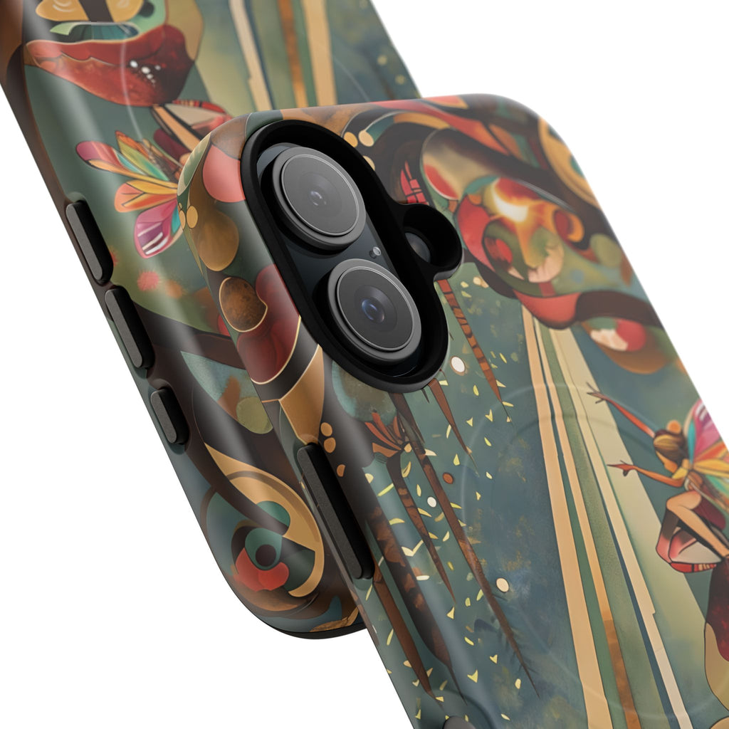Enchanted Orchard iPhone 16 - Artistic Fairy Tale cover - MagSafe Compatible - Premium Drop Protection